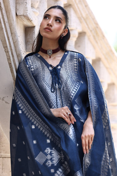 Gul Ahmed 3 Piece Unstitched Paper Cotton Jacquard Suit with Paper Cotton Jacqaurd Dupatta FE-52017