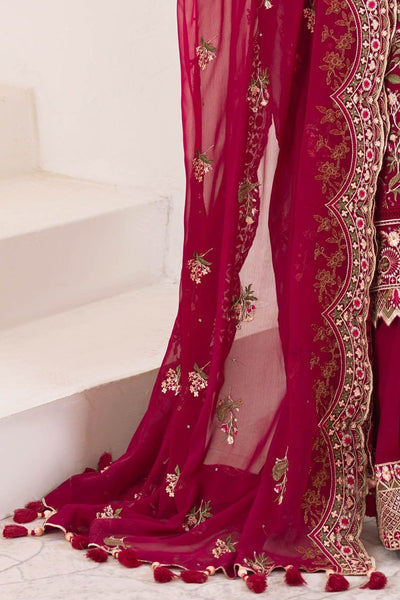 Gul Ahmed 3 Piece Unstitched Embroidered Lawn Suit with Embroidered Chiffon Dupatta FE-52129
