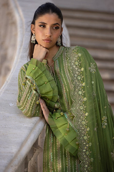 Gul Ahmed 3 Piece Unstitched Embroidered Chiffon Suit with Embroidered Chiffon Dupatta FE-52134