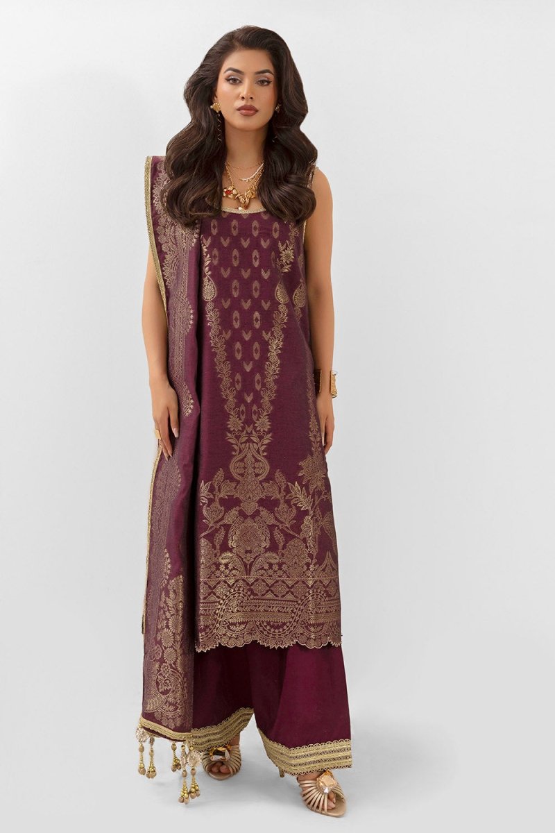 Gul Ahmed 3 Piece Unstitched Jacquard Suit FE-52151