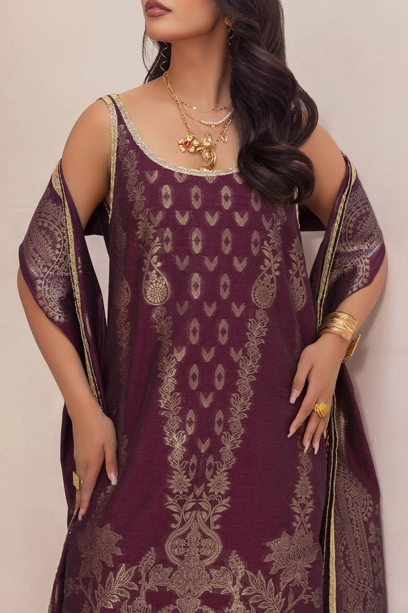 Gul Ahmed 3 Piece Unstitched Jacquard Suit FE-52151