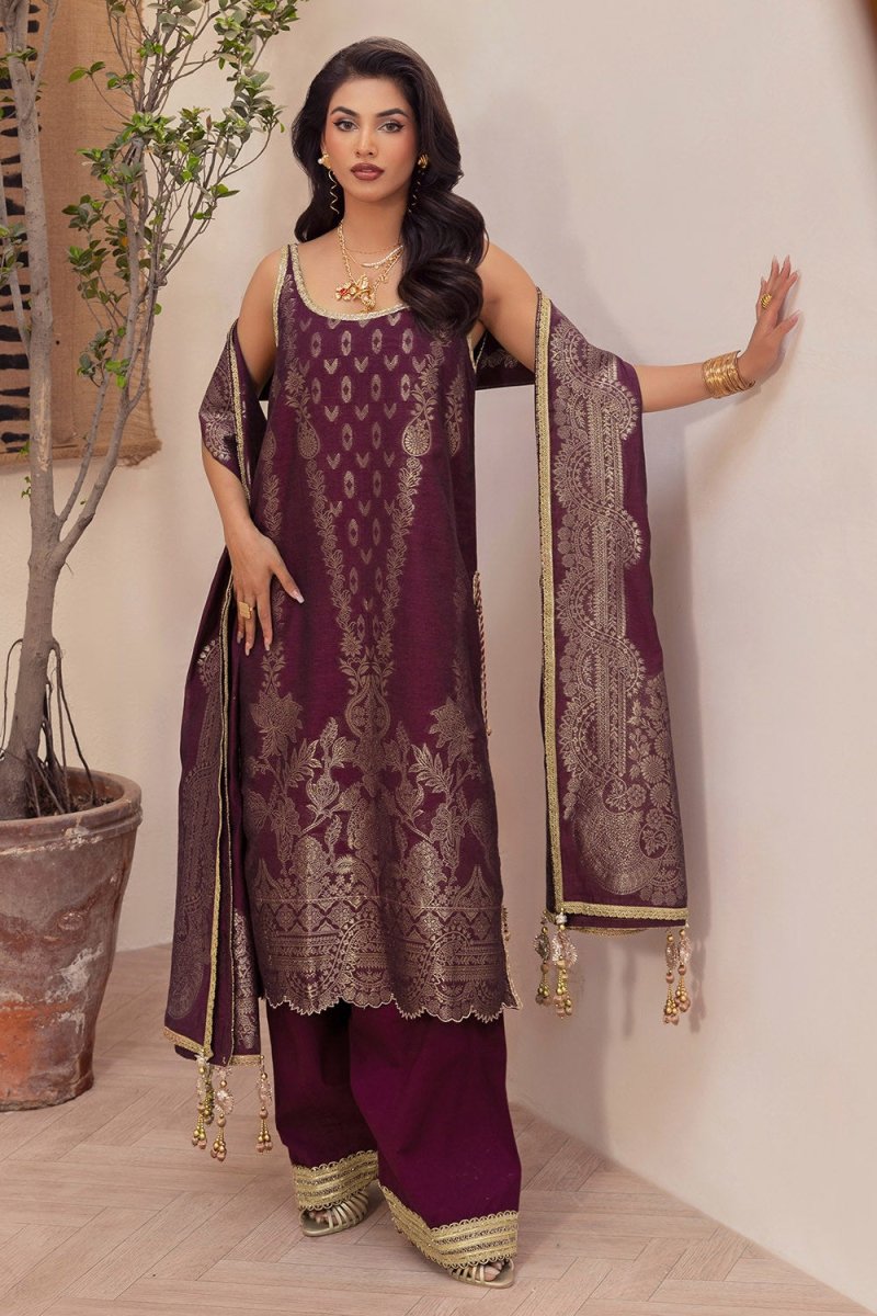 Gul Ahmed 3 Piece Unstitched Jacquard Suit FE-52151