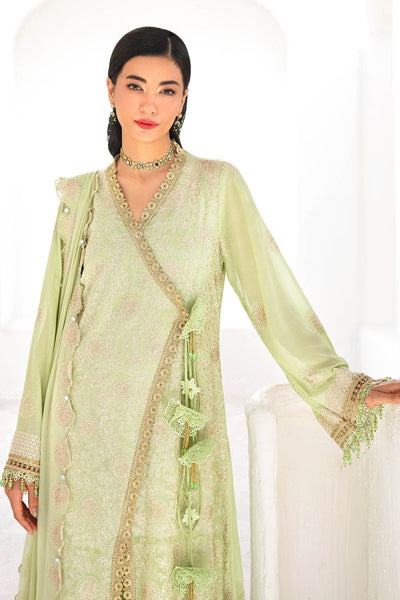 Gul Ahmed 3 Piece Unstitched Embroidered Swiss Voile Suit with Embroidered Chiffon Dupatta FE-52166