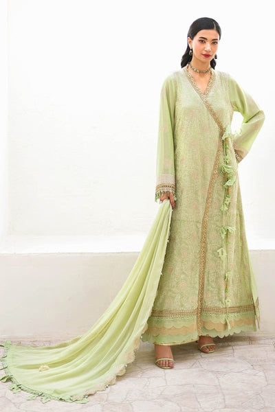 Gul Ahmed 3 Piece Unstitched Embroidered Swiss Voile Suit with Embroidered Chiffon Dupatta FE-52166