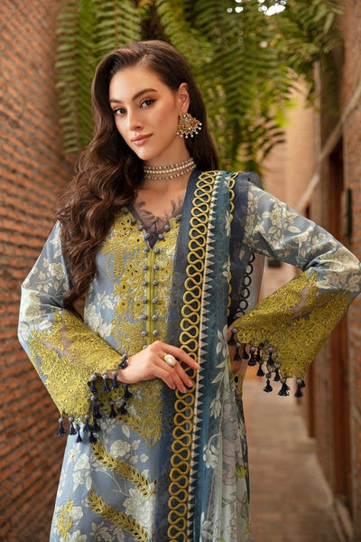 FIRDOUS 3 Piece Unstitched Digital Printed Cambric Suit - FLT-20247