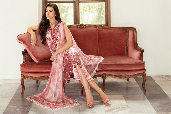 FIRDOUS 3 Piece Unstitched Digital Printed Cambric Suit - FLT-20251