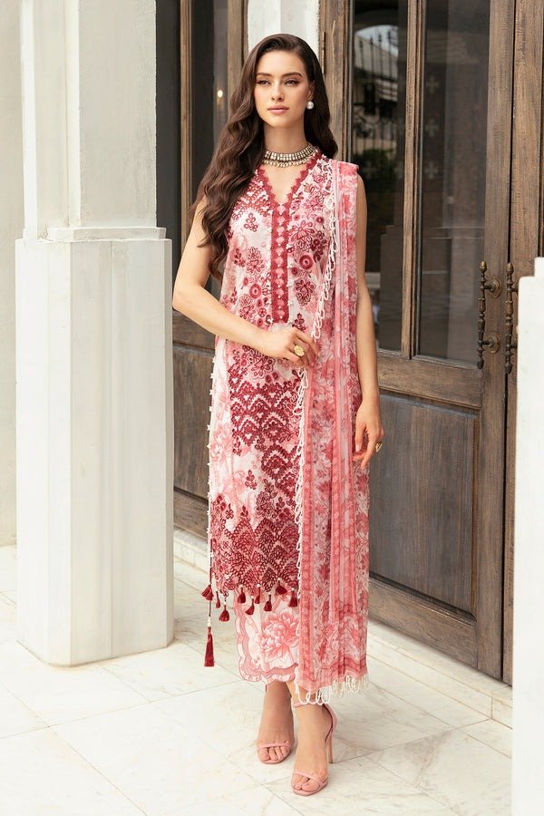 FIRDOUS 3 Piece Unstitched Digital Printed Cambric Suit - FLT-20251