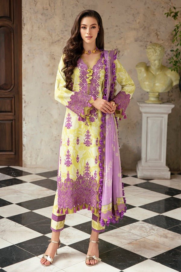 FIRDOUS 3 Piece Unstitched Digital Printed Cambric Suit - FLT-20260