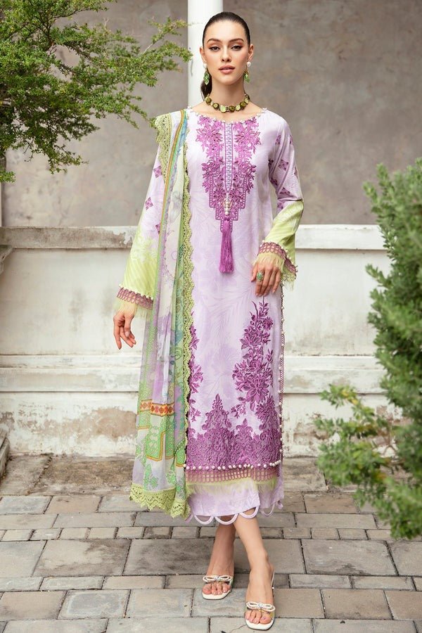 FIRDOUS 3 Piece Unstitched Digital Printed Cambric Suit - FLT-20261