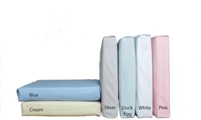 100% Luxury Cotton Plain Dyed Fitted Sheets - Vantona Home Sheeting