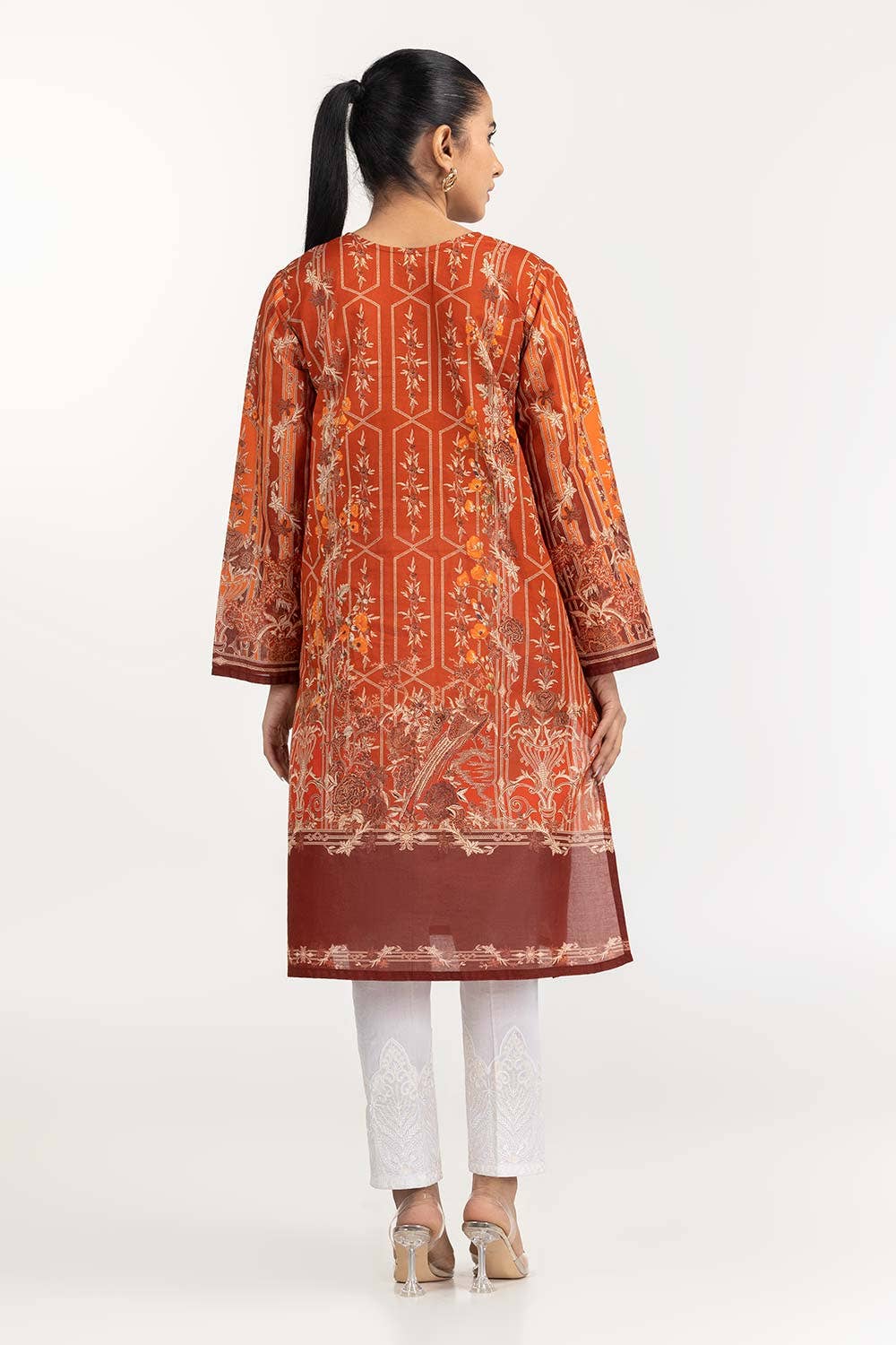 Gul Ahmed Stitched 01 Piece Digital Printed Cambric Shirt GLS-22-268