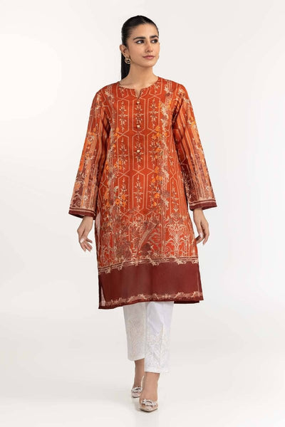 Gul Ahmed Stitched 01 Piece Digital Printed Cambric Shirt GLS-22-268