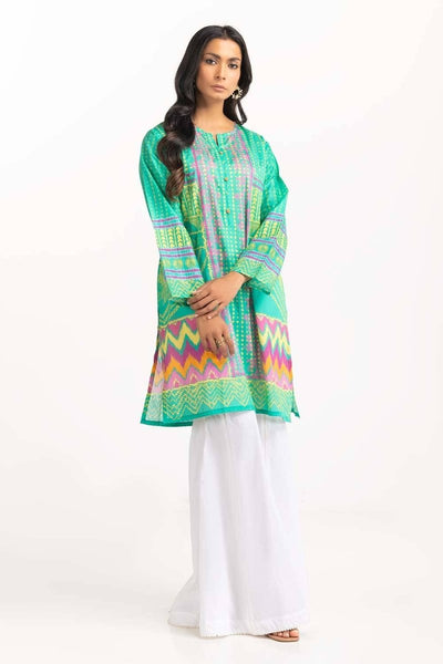 Gul Ahmed Stitched 01 Piece Digital Printed Cambric Shirt GLS-23-183