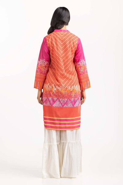 Gul Ahmed Stitched 01 Piece Digital Printed Cambric Shirt GLS-23-184