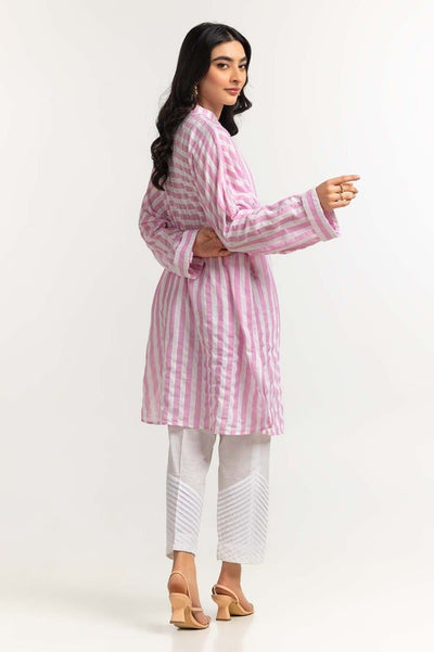 Gul Ahmed Stitched 01 Piece Dyed Cotton Yarn Shirt GLS-24-27