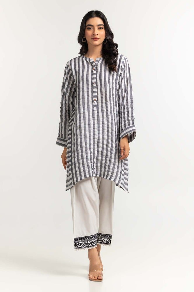 Gul Ahmed Stitched 01 Piece Dyed Cotton Yarn Shirt GLS-24-29