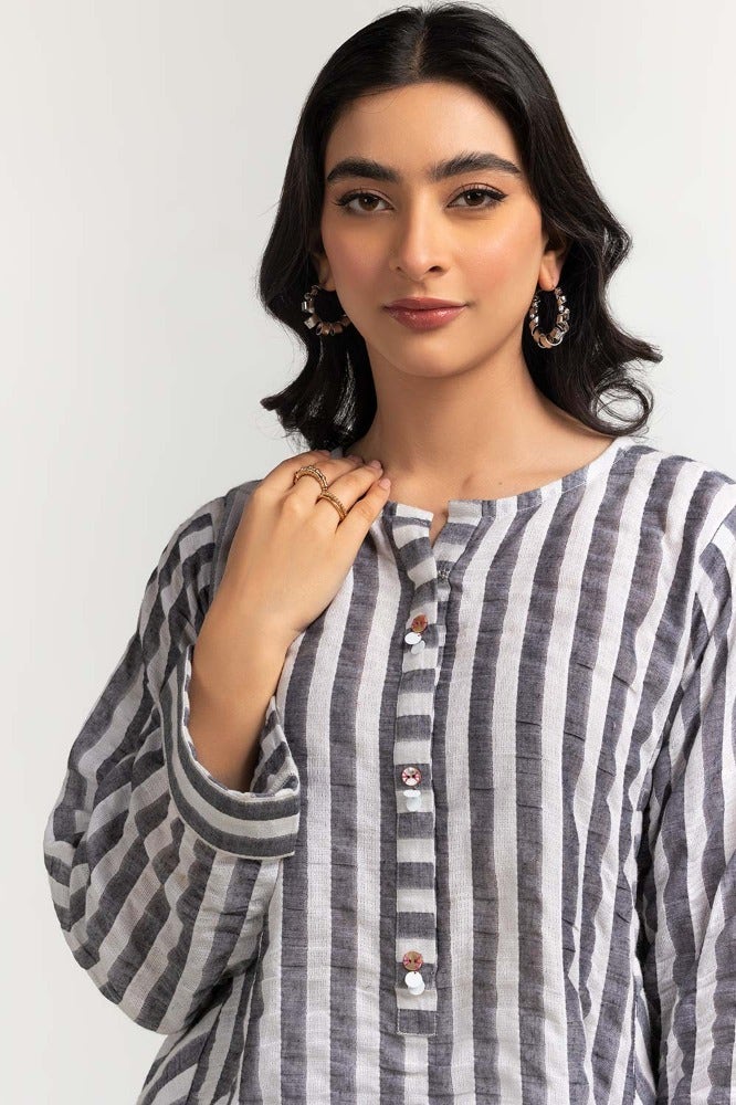 Gul Ahmed Stitched 01 Piece Dyed Cotton Yarn Shirt GLS-24-29