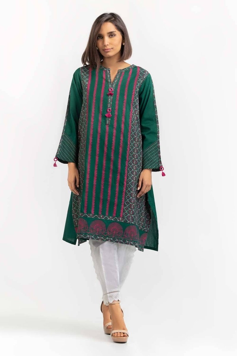 Gul Ahmed Stitched 01 Piece Screen Printed Cambric Shirt GLW-22-22