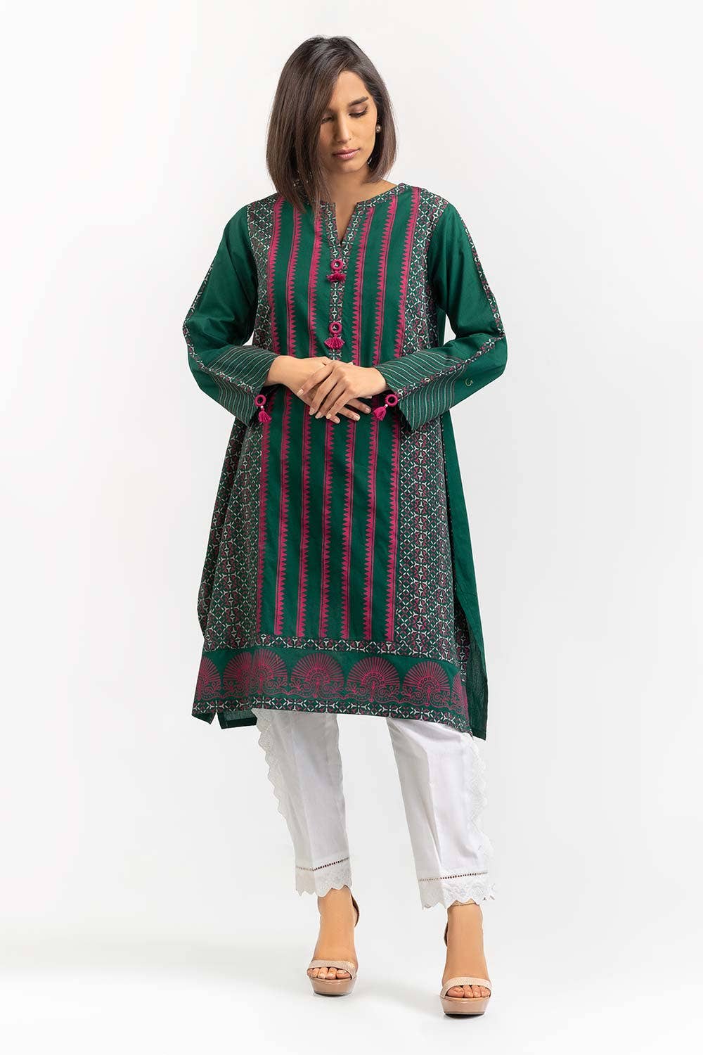 Gul Ahmed Stitched 01 Piece Screen Printed Cambric Shirt GLW-22-22