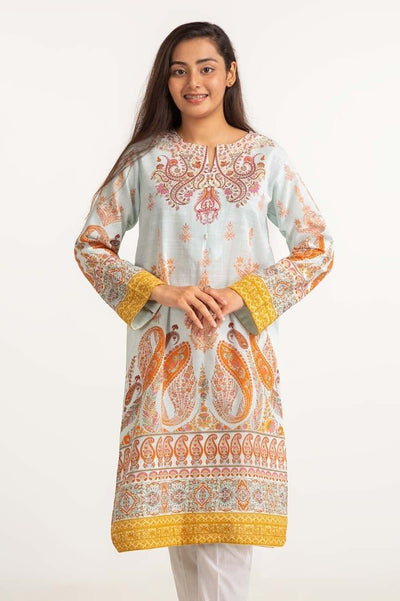 Gul Ahmed 01 Piece Stitched Digital Print Khaddar Shirt GLW-23-24