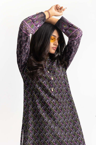 Gul Ahmed 01 Piece Stitched Digital Print Khaddar Shirt GLW-23-63