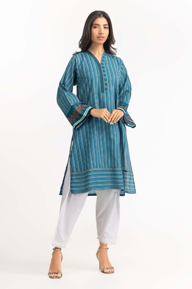 Gul Ahmed 01 Piece Stitched Digital Print Khaddar Shirt GLW-23-65