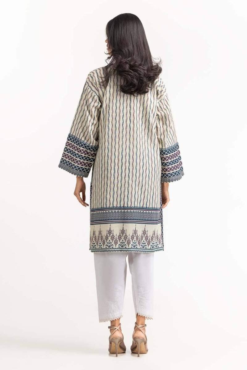 Gul Ahmed 01 Piece Stitched Digital Printed Khaddar Shirt GLW-23-66