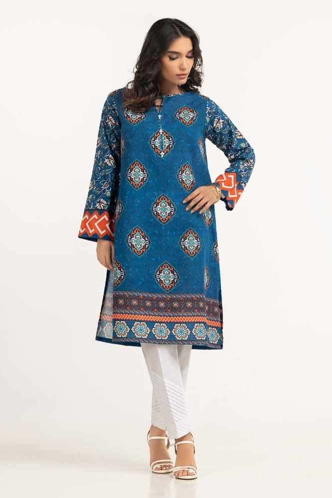 Gul Ahmed 01 Piece Stitched Digital Print Khaddar Shirt GLW-23-78