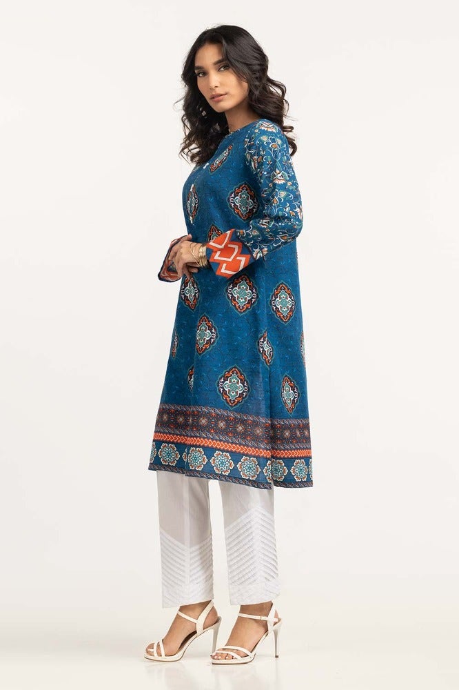 Gul Ahmed 01 Piece Stitched Digital Print Khaddar Shirt GLW-23-78