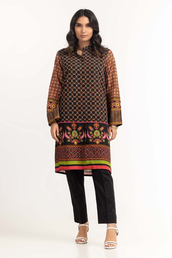 Gul Ahmed 01 Piece Stitched Digital Printed Khaddar Shirt GLW-23-79