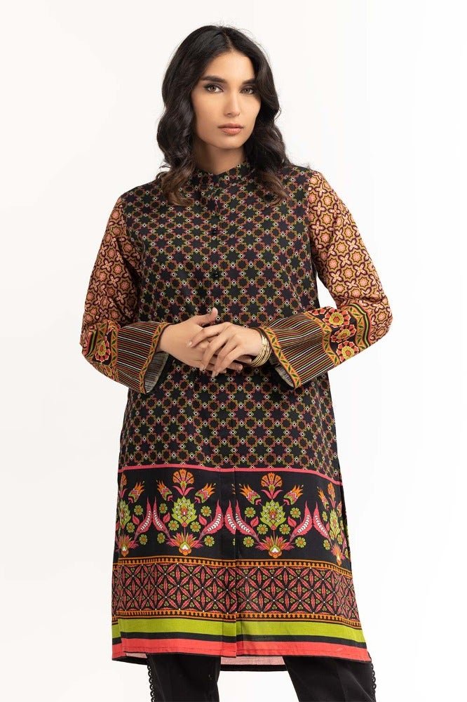 Gul Ahmed 01 Piece Stitched Digital Printed Khaddar Shirt GLW-23-79