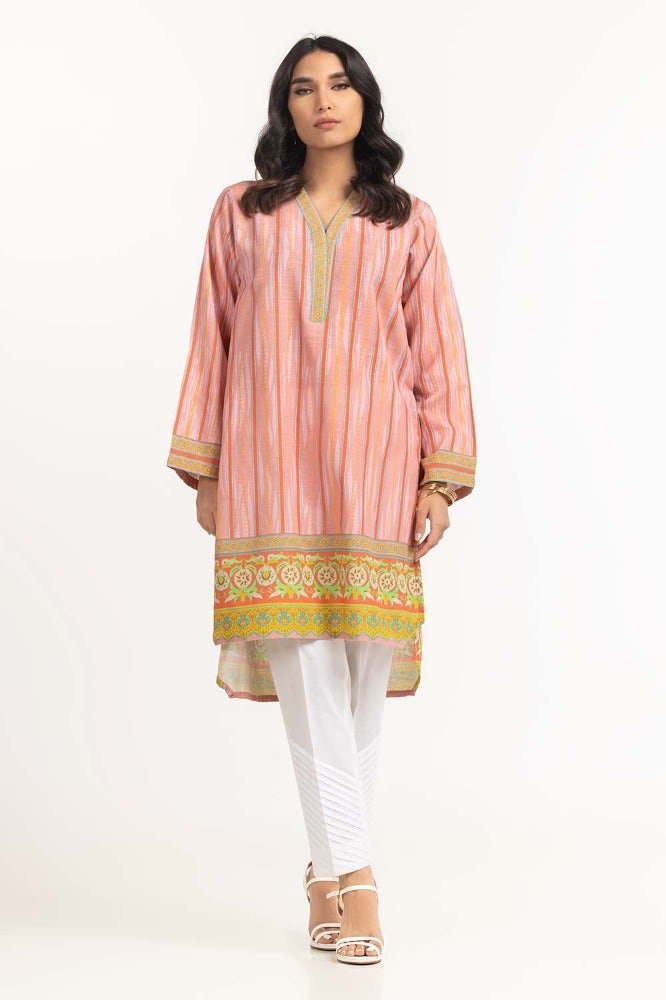 Gul Ahmed 01 Piece Stitched Digital Printed Khaddar Shirt Glw-23-73