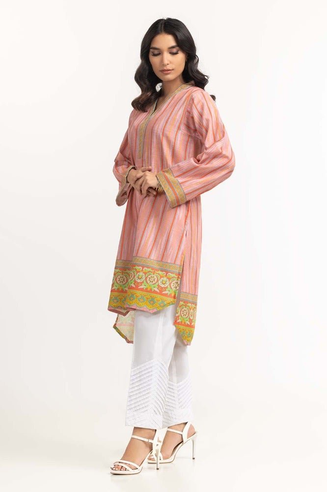 Gul Ahmed 01 Piece Stitched Digital Printed Khaddar Shirt Glw-23-73