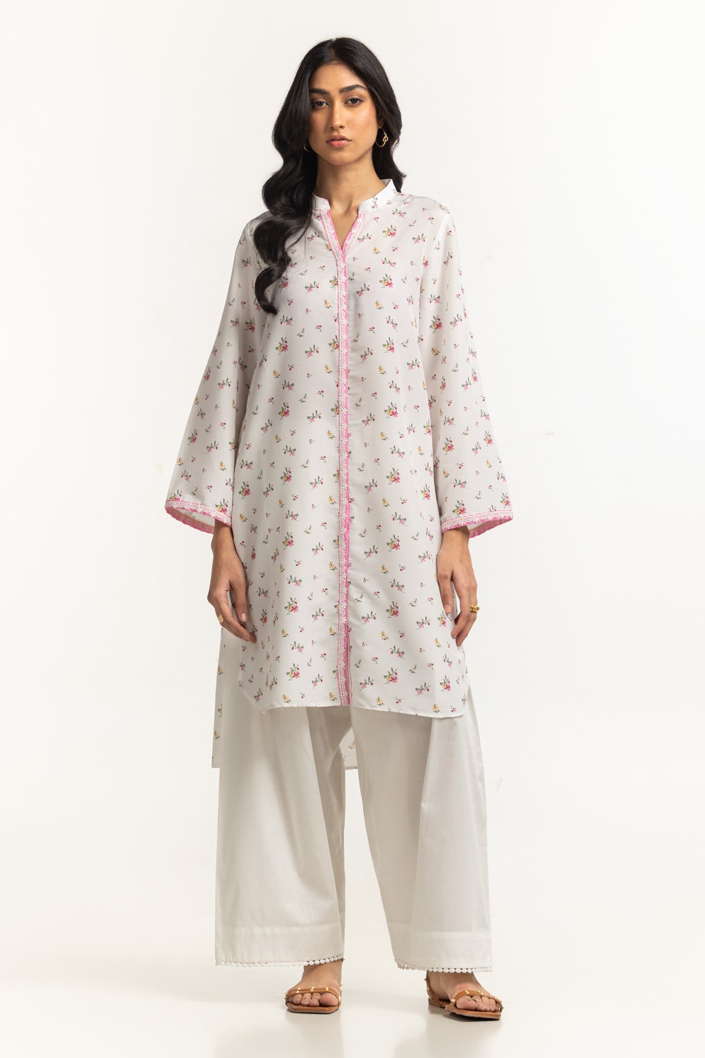 Gul Ahmed Ready to Wear 1 Piece Poly Cambric Printed Shirt IPS-44502