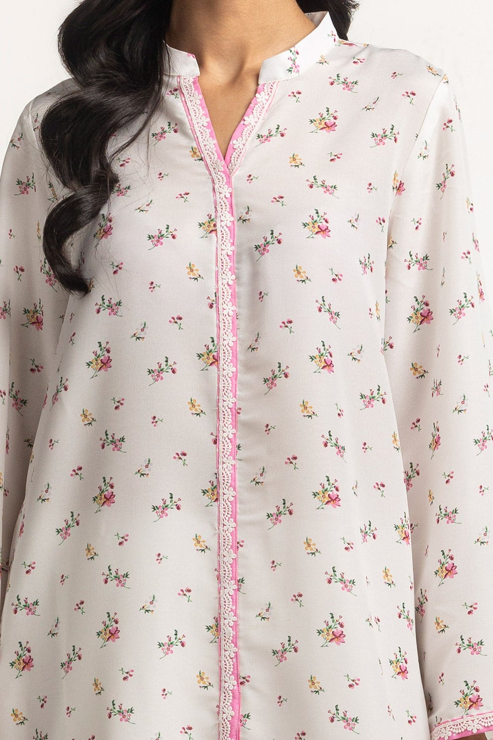 Gul Ahmed Ready to Wear 1 Piece Poly Cambric Printed Shirt IPS-44502