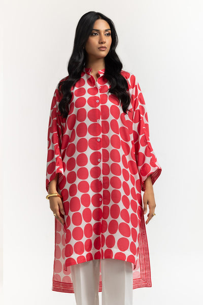 Gul Ahmed Ready to Wear 1 Piece Poly Cambric Printed Shirt IPS-44516