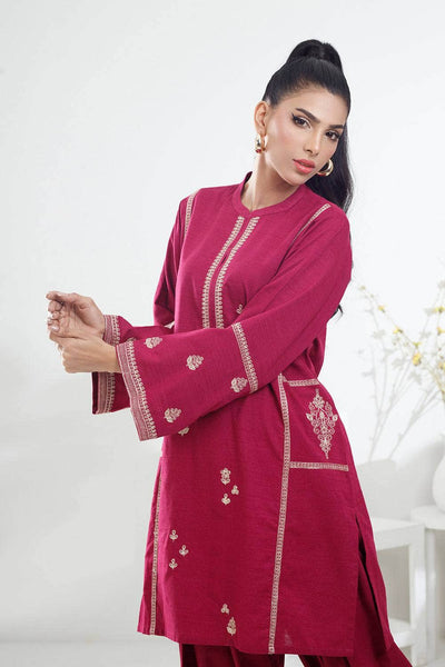 Gul Ahmed Ready to Wear 2 Piece Khaddar Embroidered Co-Ord Set IPST-44143