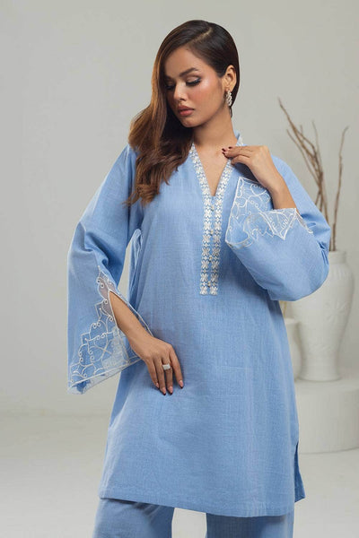 Gul Ahmed Ready to Wear 2 Piece Irish Embroidered Co-Ord Set IPST-44161