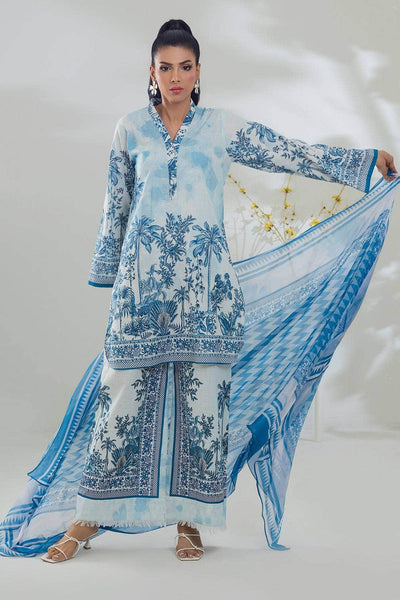 Gul Ahmed Ready to Wear 3 Piece Printed Cross Slub Suit IPSTD-44115