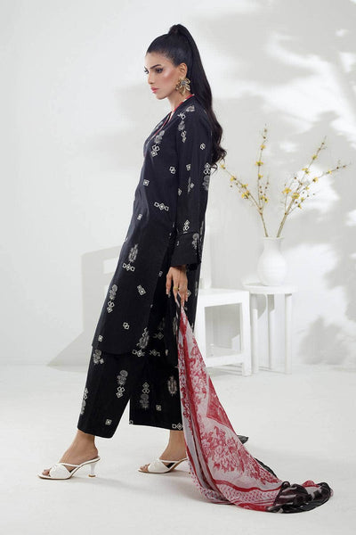 Gul Ahmed Ready to Wear 3 Piece Cross Slub Printed Suit IPSTD-44116