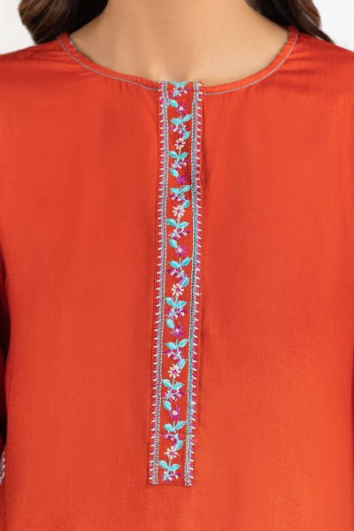 Gul Ahmed 02 Piece Stitched Embroidered Viscose Shirt with Shalwar IPW-22-40