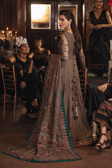 Iznik 3 Piece Unstitched Embroidered Chiffon Suit IRC-05 Sabaism