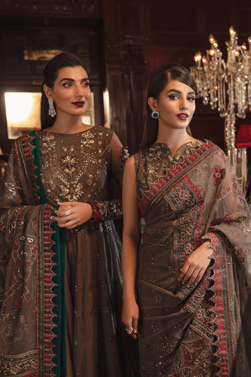 Iznik 3 Piece Unstitched Embroidered Chiffon Suit IRC-05 Sabaism