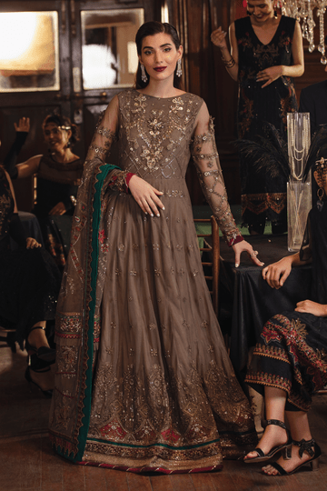 Iznik 3 Piece Unstitched Embroidered Chiffon Suit IRC-05 Sabaism