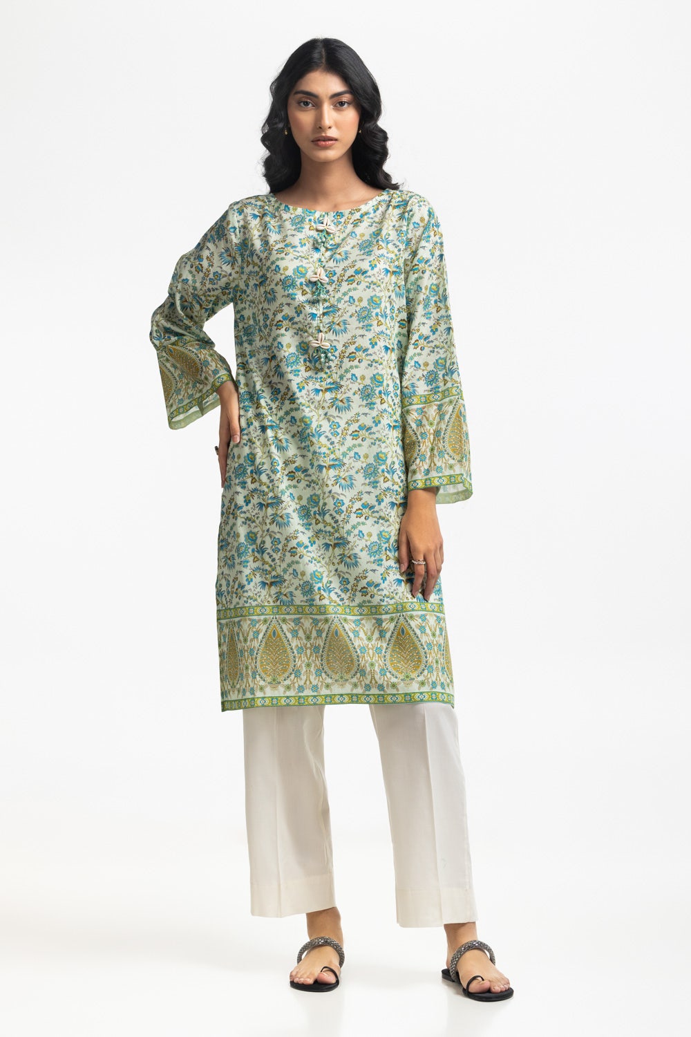 Gul Ahmed Ready to Wear 1 Piece Printed Lawn Shirt IUSTK-480