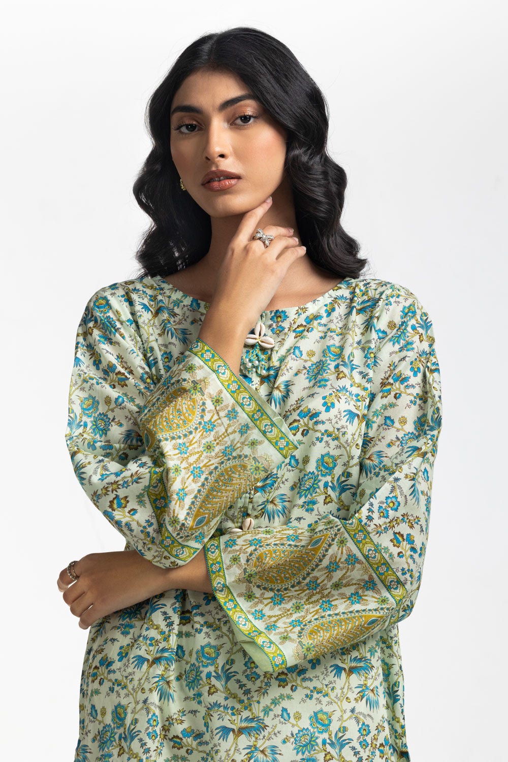 Gul Ahmed Ready to Wear 1 Piece Printed Lawn Shirt IUSTK-480