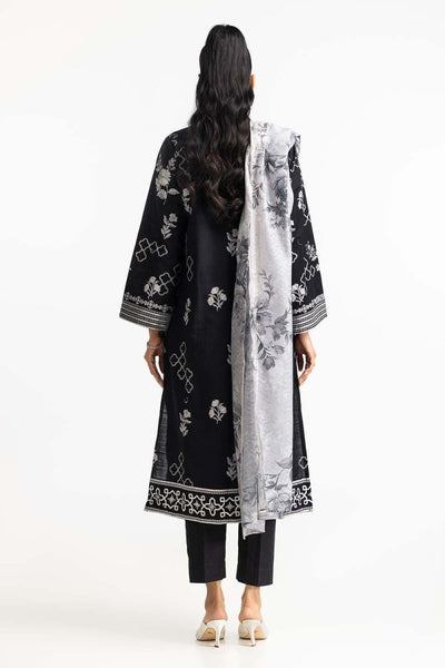 Gul Ahmed Ready to Wear 3 Piece Khaddar Embroidered Suit IUSTKSD-297