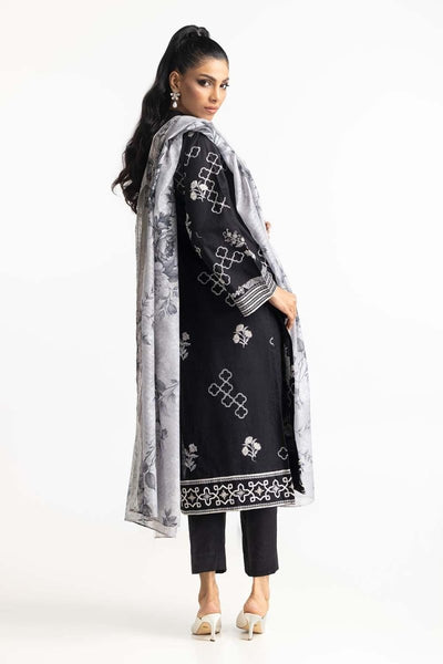 Gul Ahmed Ready to Wear 3 Piece Khaddar Embroidered Suit IUSTKSD-297