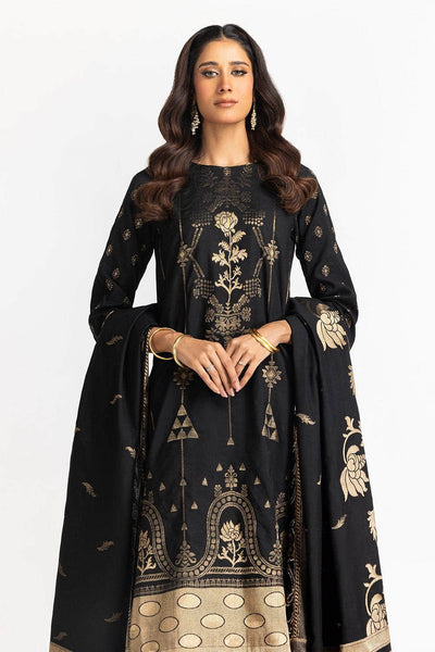 Gul Ahmed Ready to Wear 3 Piece Jacquard Suit IUSTKSD-346