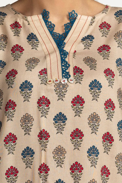 Gul Ahmed Ready to Wear 3 Piece Linen Printed Suit IUSTKSD-385